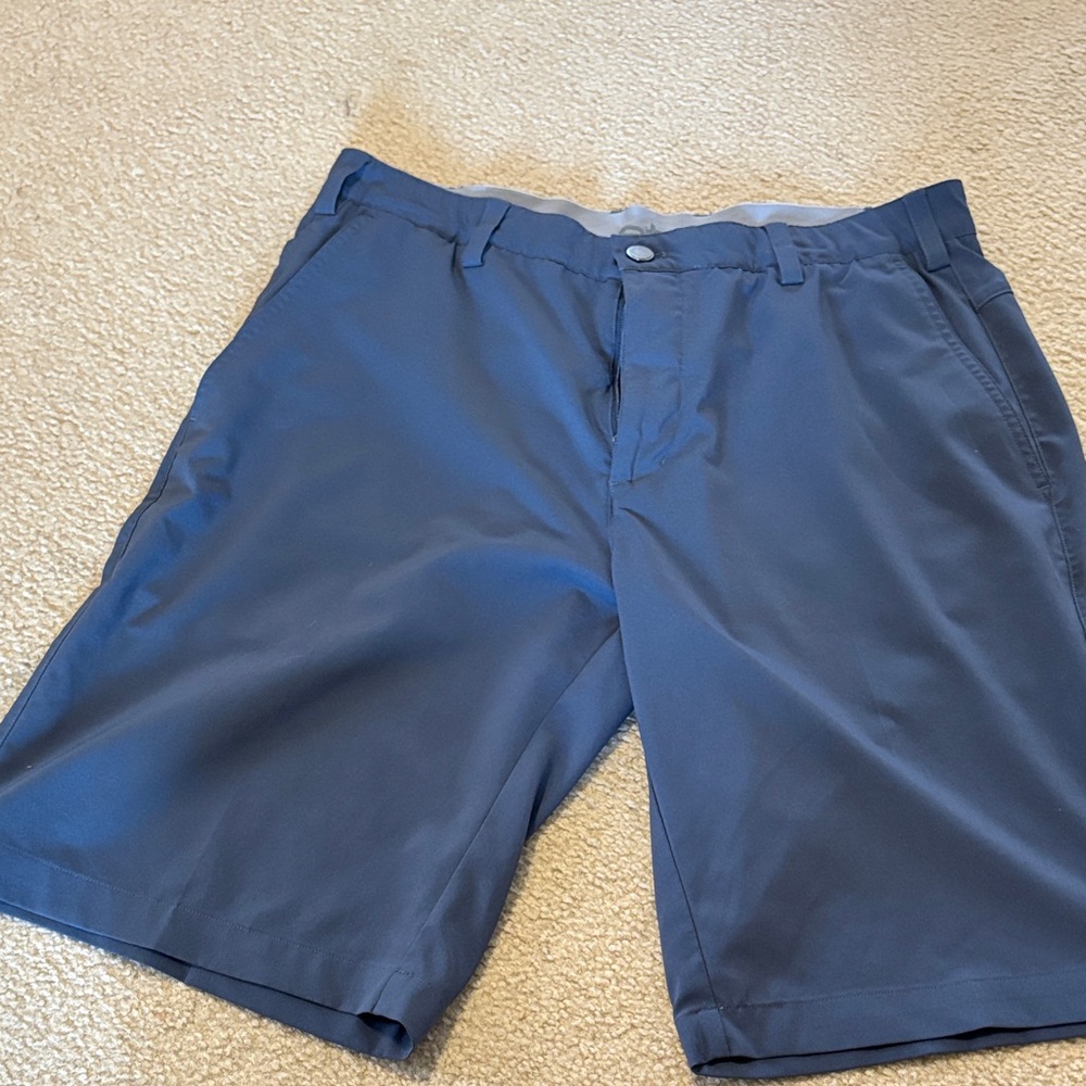 Etonic Men's Flat Front Shorts in Navy